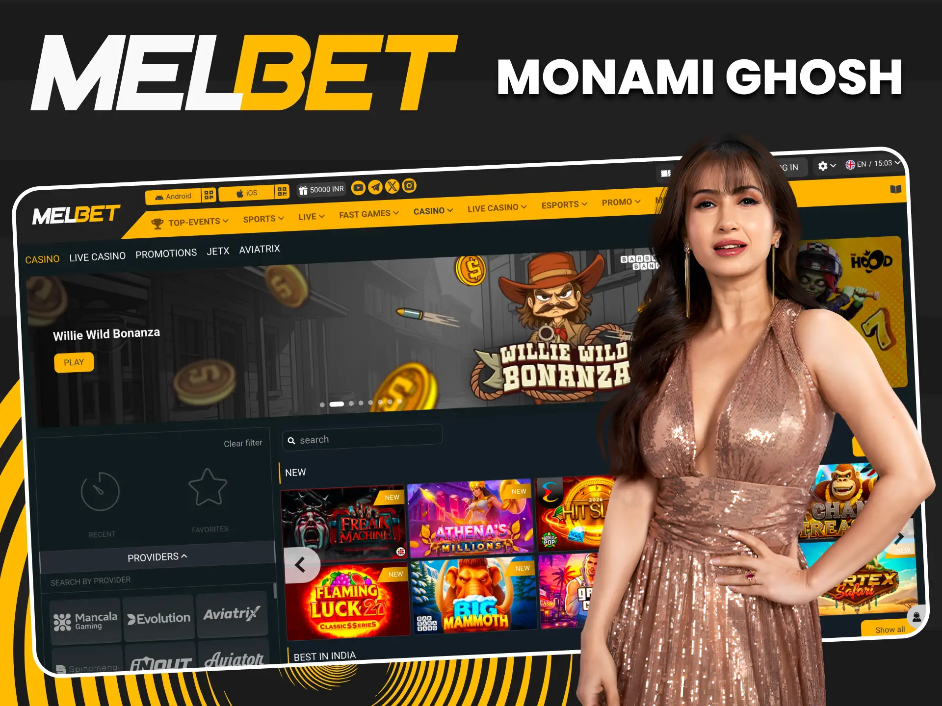 Follow the charming Monami Ghosh as the new Melbet India Ambassador.