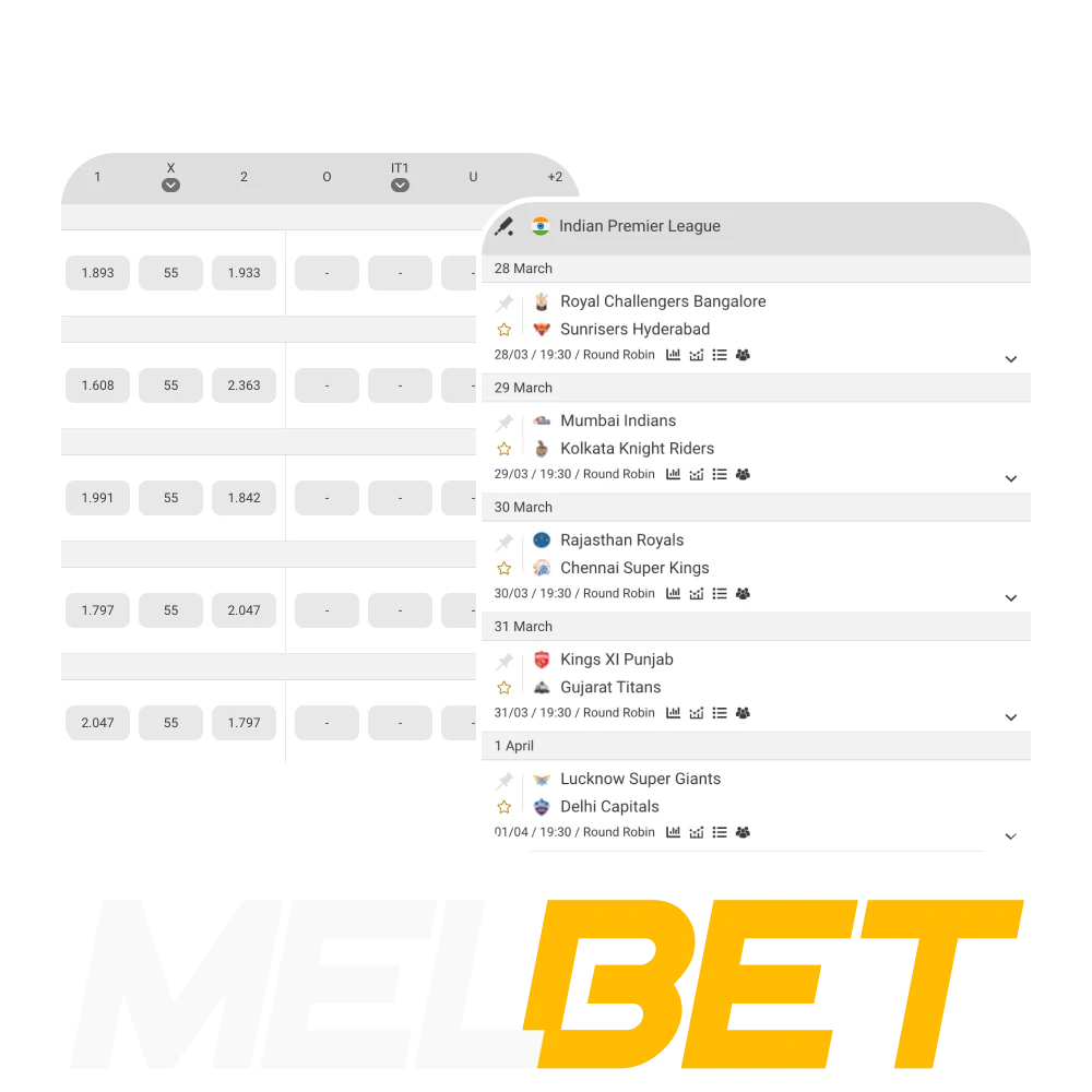 Start winning with the official Melbet IPL betting guide today.